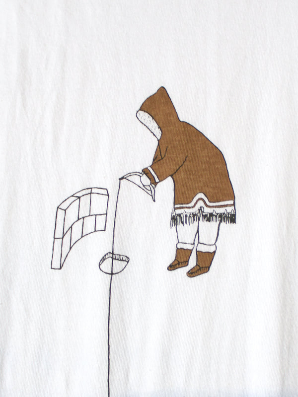 Kapital Hand-Dyed Indigo Fishing Print Tee