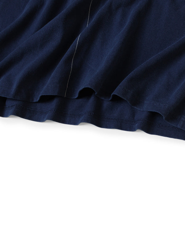 Kapital Hand-Dyed Indigo Fishing Print Tee