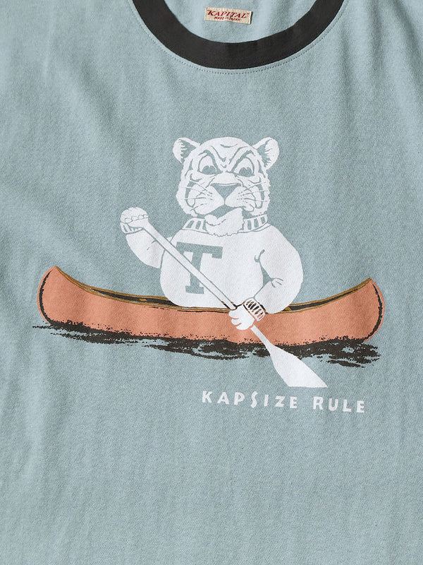 Kapital 20/- Jersey Ringer T-Shirt (`T` TIGERpt)