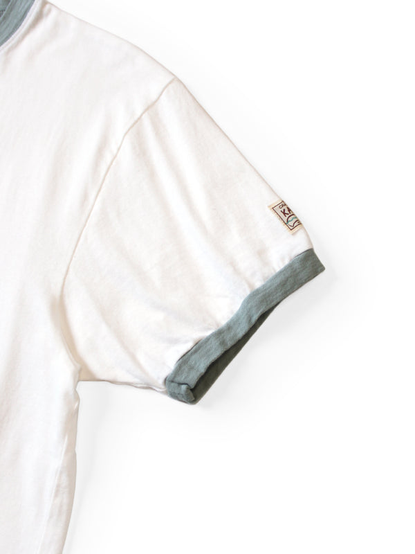 Kapital Churchill Lake Print Ringer T-shirt tee