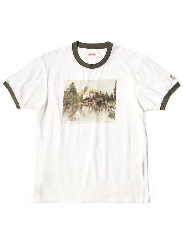 Kapital Lake Print Ringer T-shirt Tee