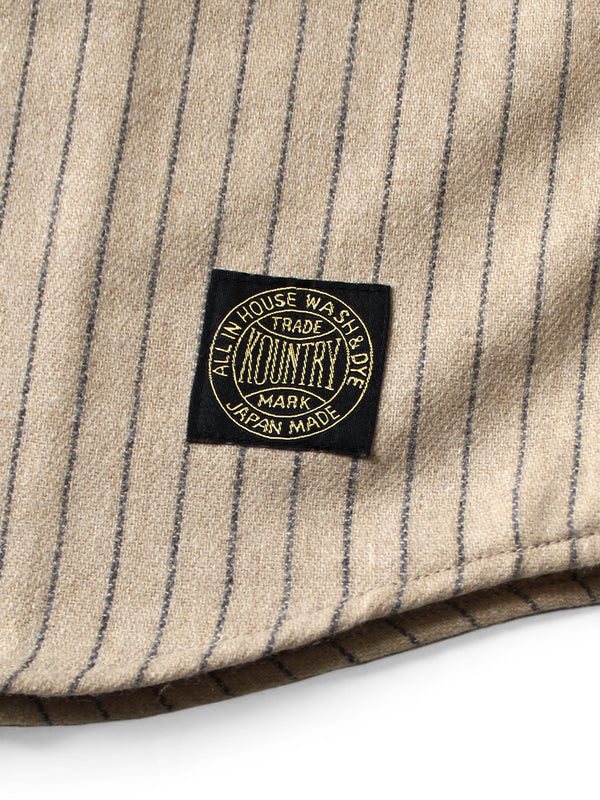 Kapital Wool Stripe (Thin) GREAT WOMEN Baseball Shirt