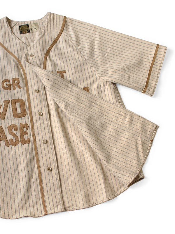 Kapital Wool Stripe (Thin) GREAT WOMEN Baseball Shirt