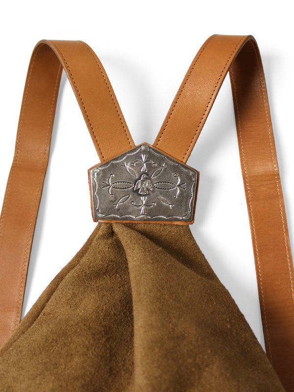 Kapital Suede Herbie Medicine Backpack Bag