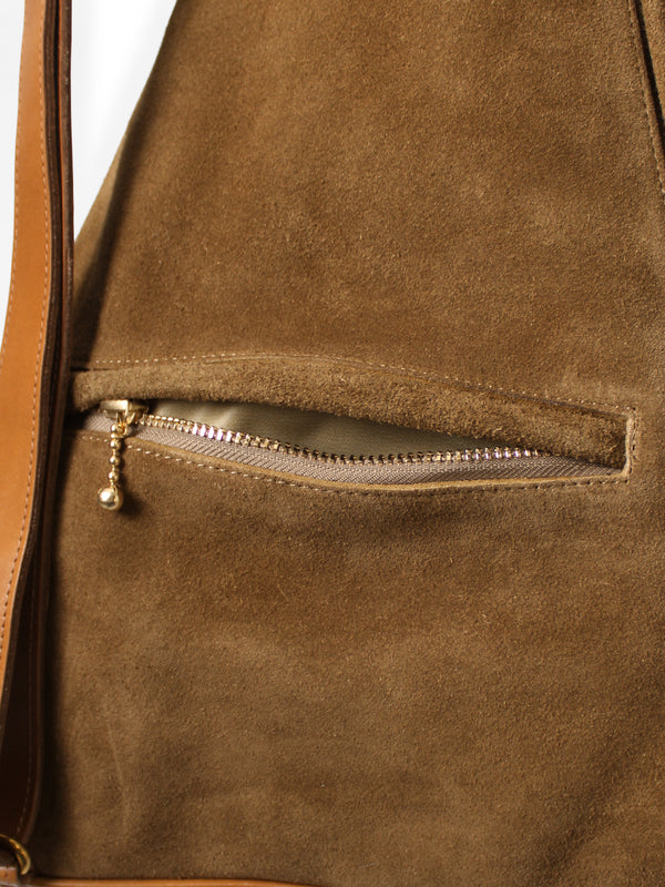 Kapital Suede Herbie Medicine Backpack Bag