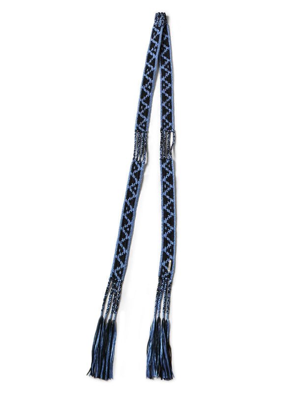 Kapital Macrame Maxi Belt (Chippewa Basket Mountain Pattern)