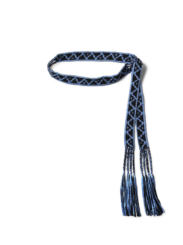 Kapital Macrame Maxi Belt (Chippewa Basket Mountain Pattern)