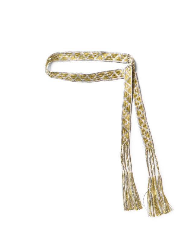 Kapital Macrame Maxi Belt (Chippewa Basket Mountain Pattern)