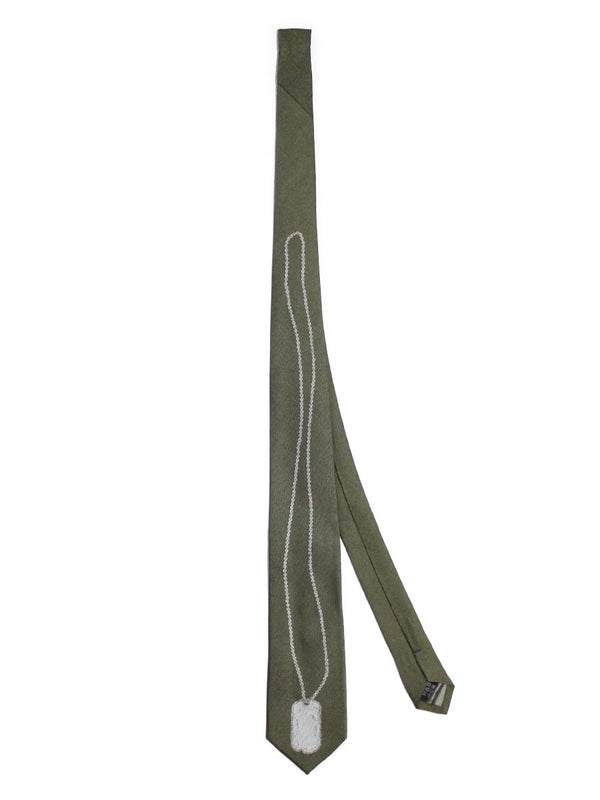 Kapital Silk Twill Dog-TAG Tie