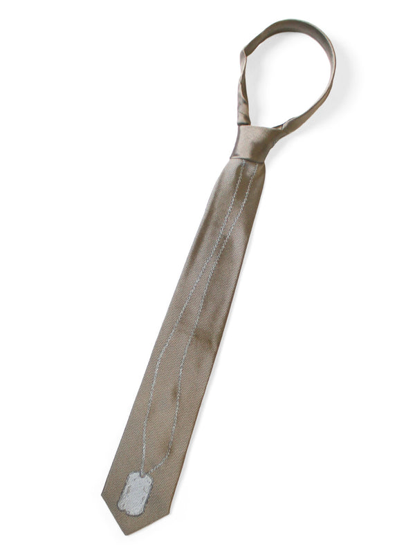 Kapital Silk Twill Dog-TAG Tie