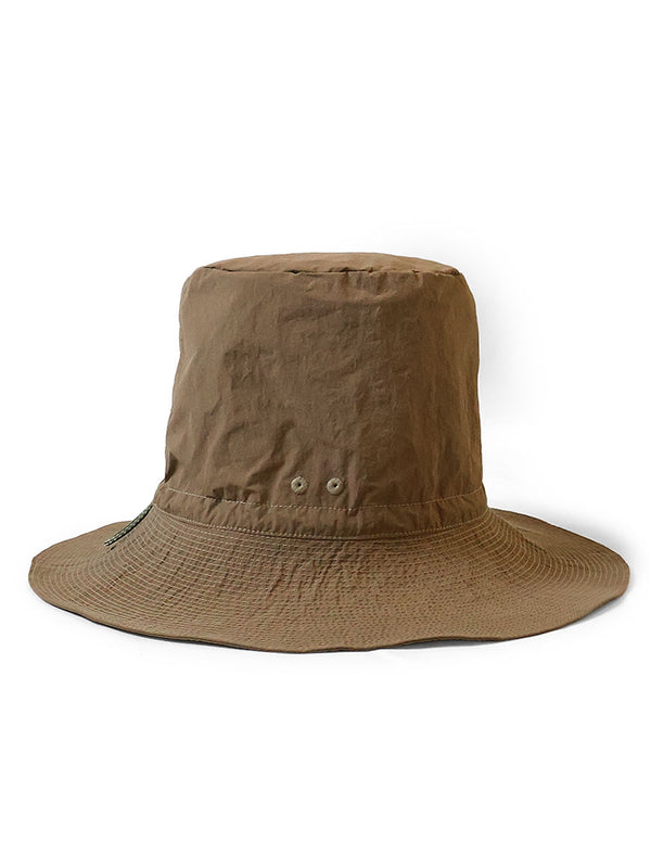 Kapital Nylon KONBU Processed Pork Pie Camp Hat (Long Brim)
