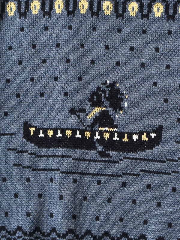 Kapital 8G Fair Isle Crew Sweater (Canoe)