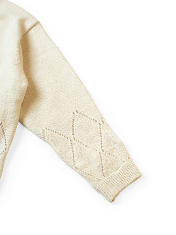 Kapital 5G Wool Needle-Punched Argyle Cardigan