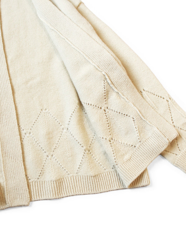 Kapital 5G Wool Needle-Punched Argyle Cardigan