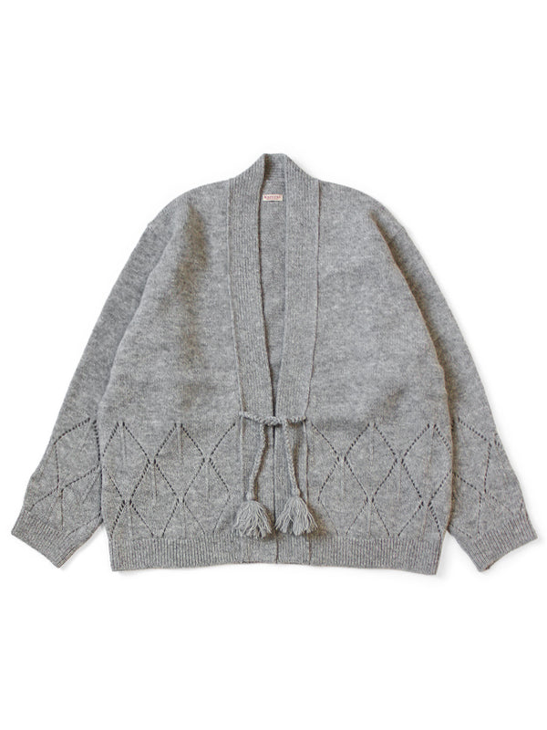 Kapital 5G Wool Needle-Punched Argyle Cardigan