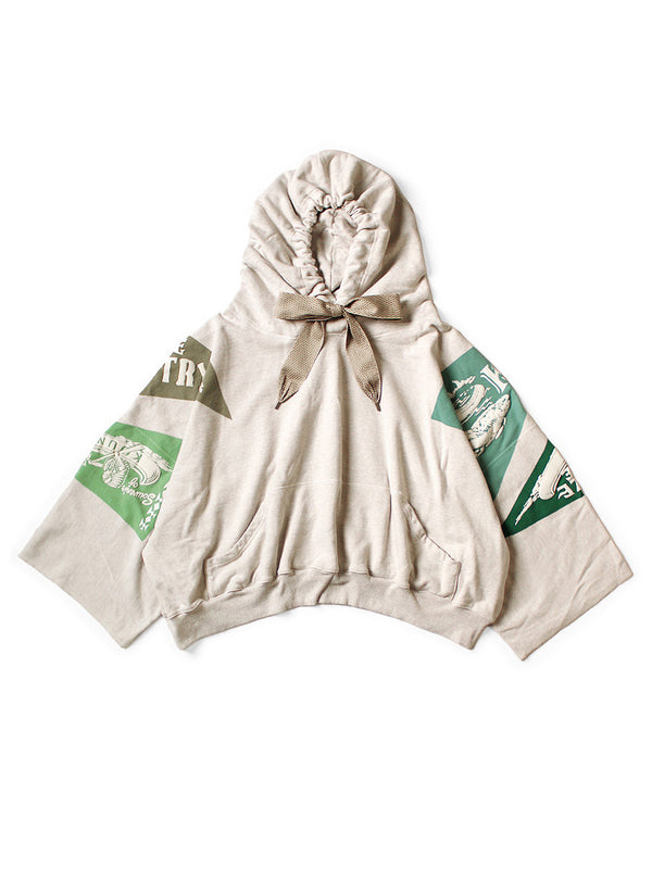 Kapital TOP Fleece Devil Hoodie (Pennant YUKON)