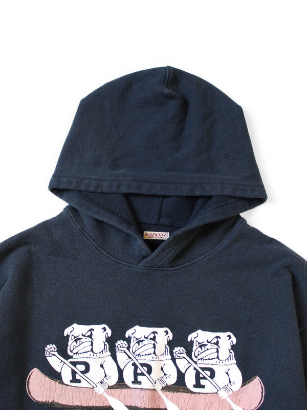 Kapital fleece hooded sweatshirt (`P`BULLDOGpt) sweater