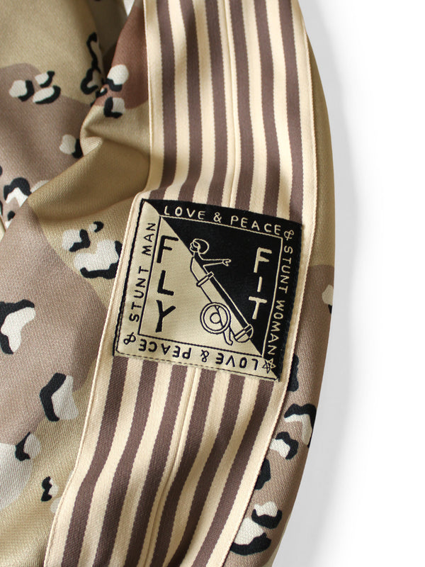 Kapital Smooth Jersey Chocolate Chip Camouflage Track Jacket