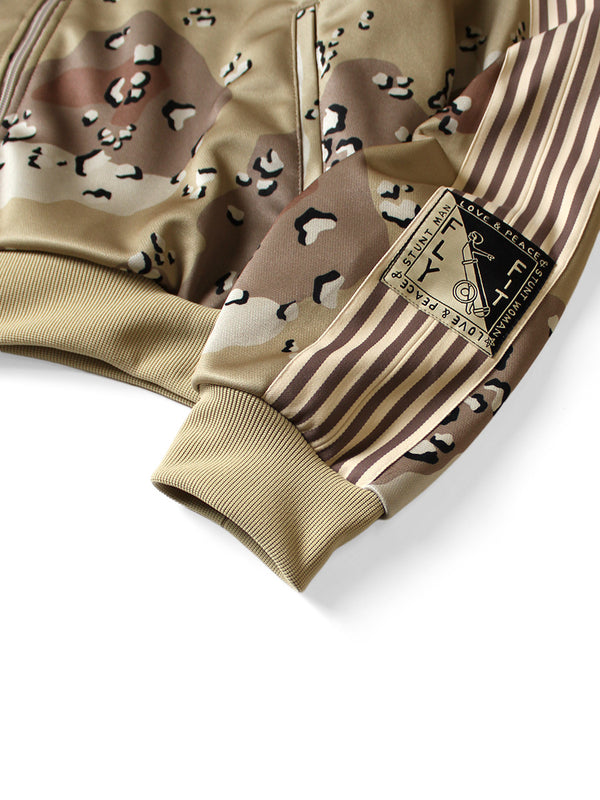 Kapital Smooth Jersey Chocolate Chip Camouflage Track Jacket