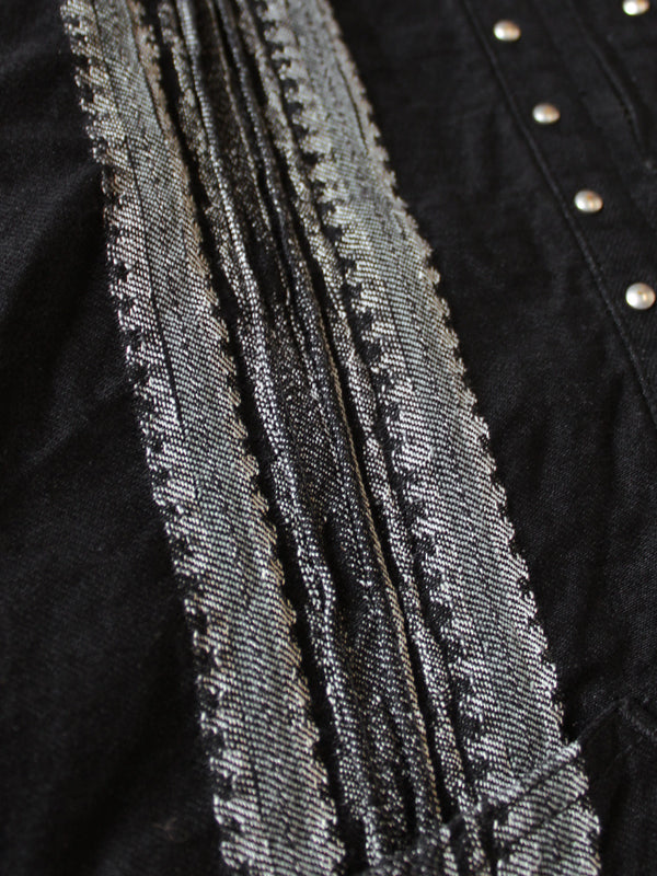 Kapital 12oz Arrow Pattern Jacquard Denim Bolero Jacket