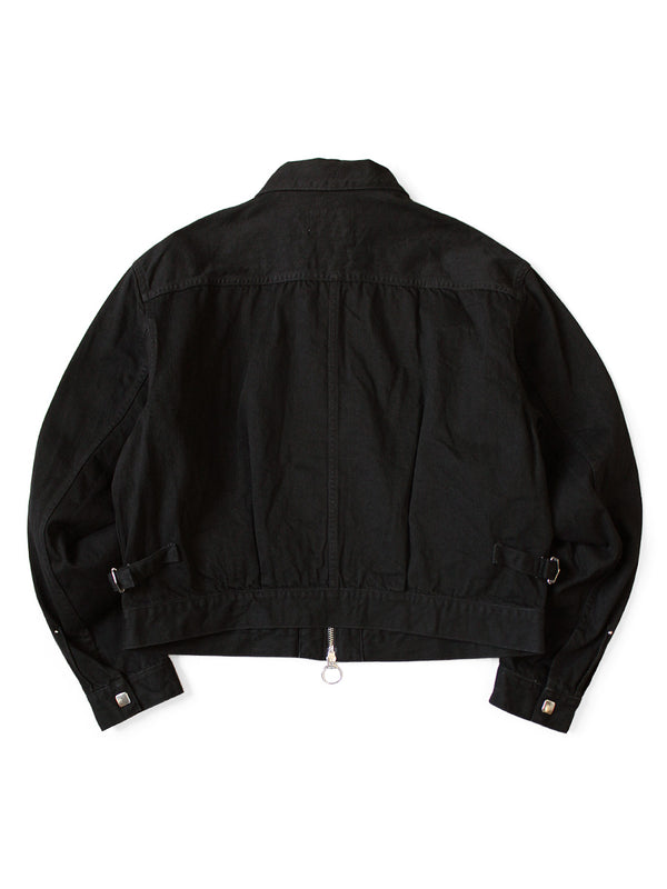 Kapital 12oz Arrow Pattern Jacquard Denim Drizzler Jacket