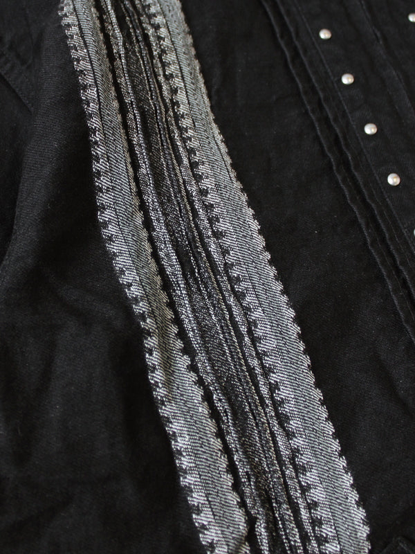 Kapital 12oz Arrow Pattern Jacquard Denim Drizzler Jacket