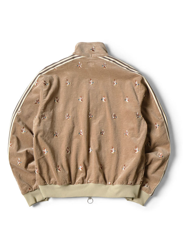 Kapital 11W Stretch Corduroy Duck Embroidery Track Jacket (Banner Stripe)