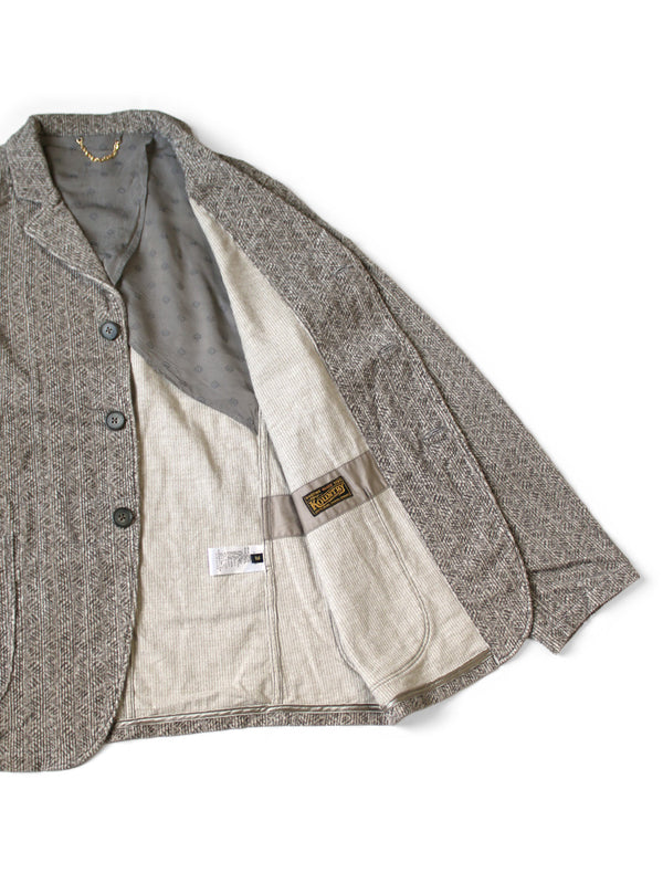 Kapital 8W Corduroy Dawson Stripe Hospital Jacket