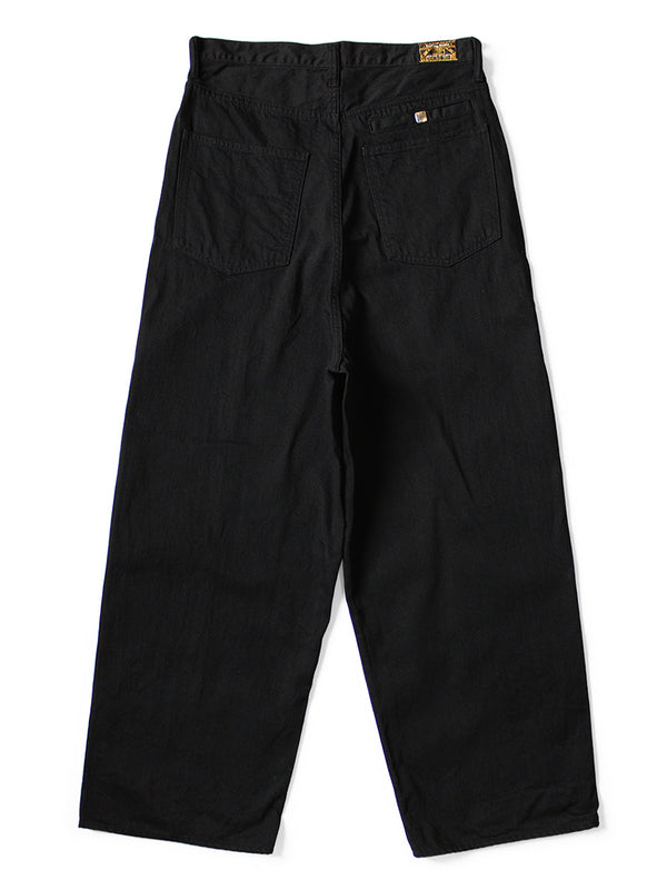 Kapital 12oz Arrow Pattern Jacquard Denim Port Baggy Pants