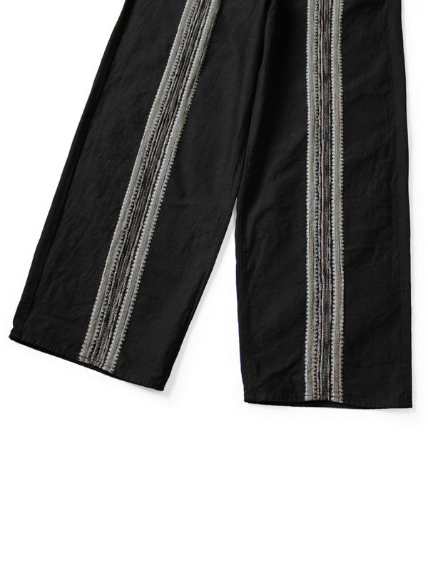 Kapital 12oz Arrow Pattern Jacquard Denim Port Baggy Pants