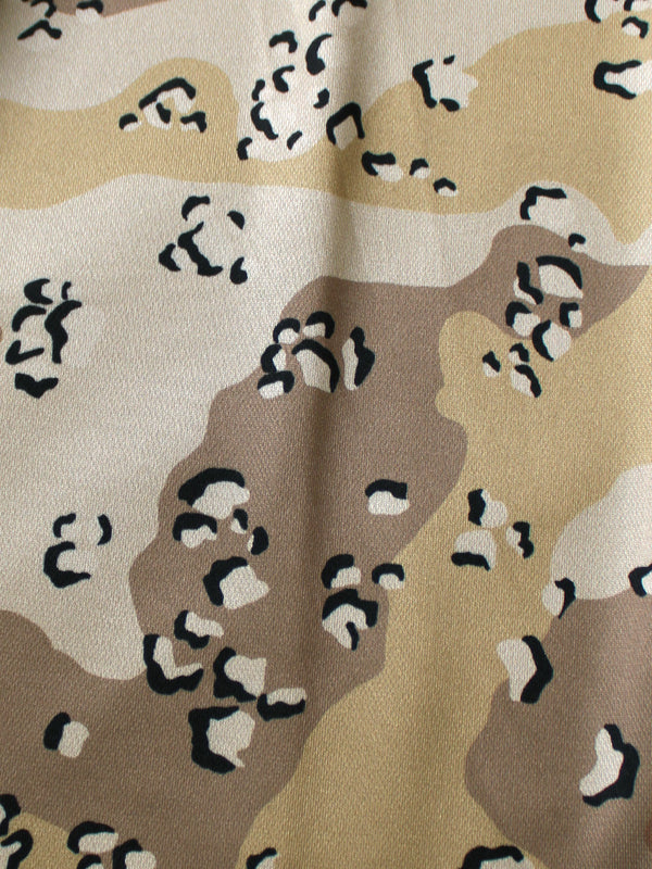 Kapital smooth jersey chocolate chip camo baggy track pants