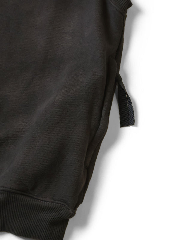 Kapital French Terry Nickel 4-inch Half-Zip Vest (Dirty Dyed)