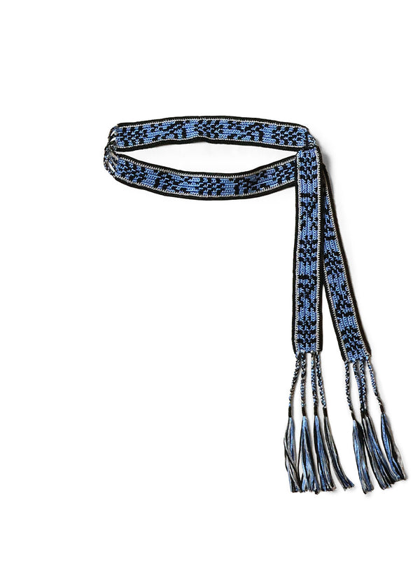 Kapital Macrame Maxi Belt (Chippewa Basket River Pattern)
