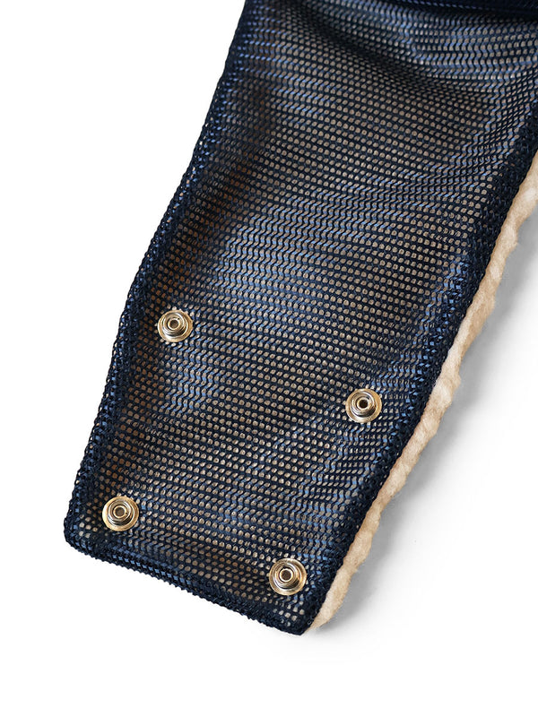 Kapital Denim Trucker Cap with Fleece Earflaps