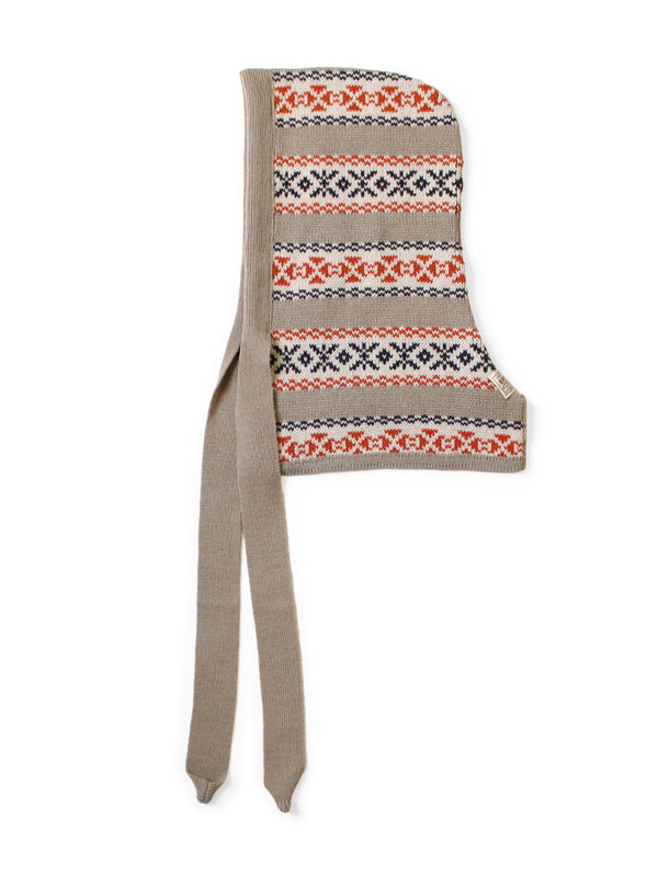 Kapital 5G Wool Yellowknife Fair Isle Babushka Hat