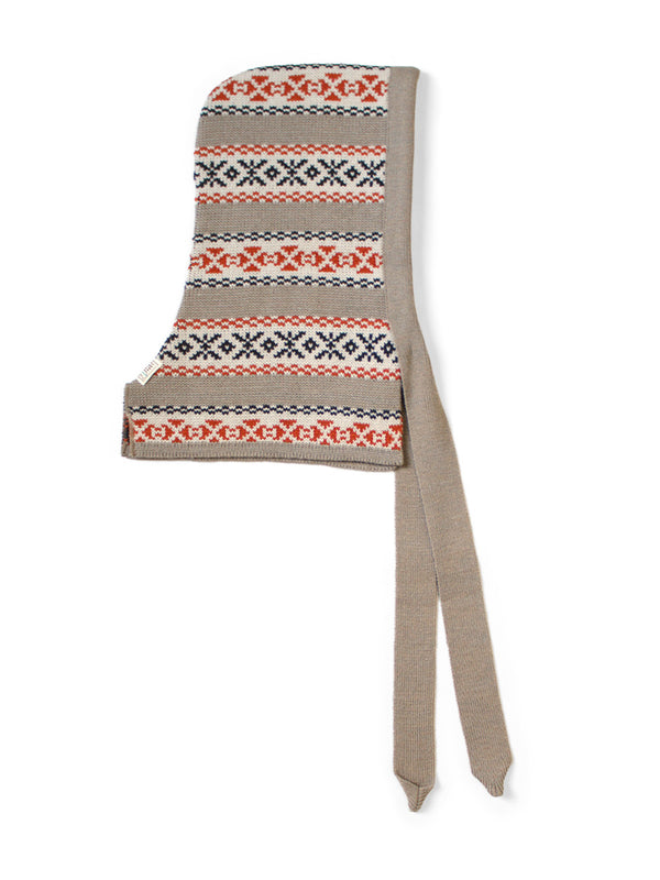 Kapital 5G Wool Yellowknife Fair Isle Babushka Hat