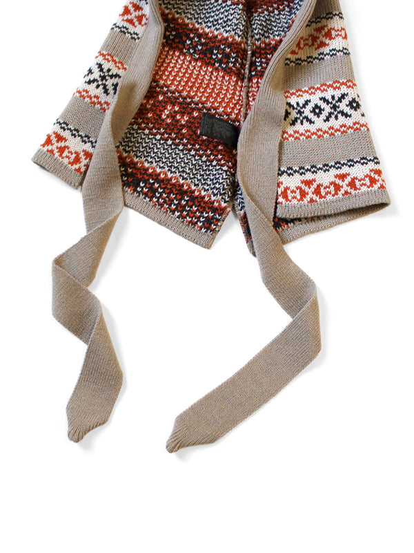 Kapital 5G Wool Yellowknife Fair Isle Babushka Hat