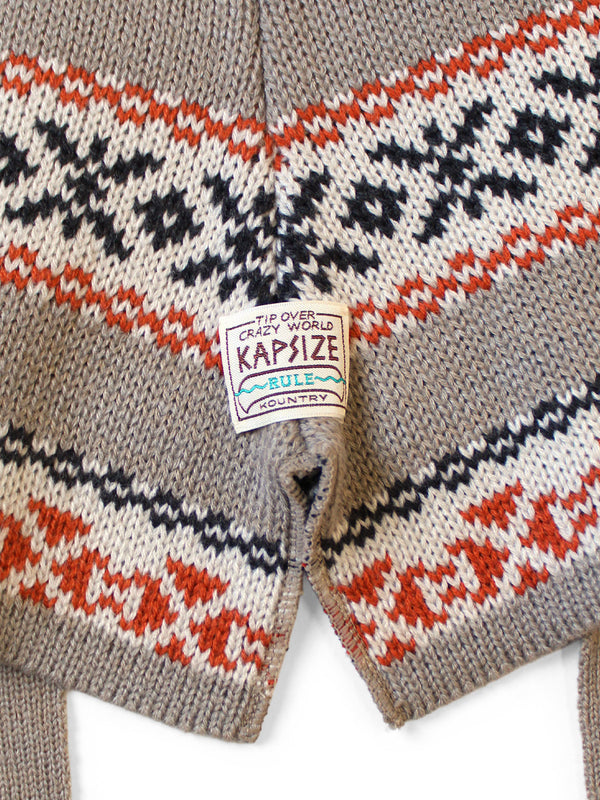 Kapital 5G Wool Yellowknife Fair Isle Babushka Hat