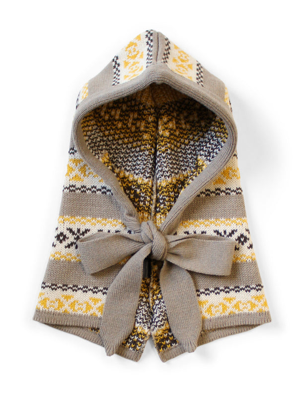 Kapital 5G Wool Yellowknife Fair Isle Babushka Hat