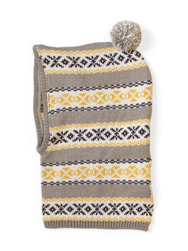 Kapital 5G Wool Yellowknife Fair Isle Balaclava Hat
