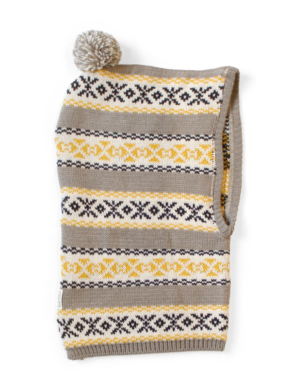 Kapital 5G Wool Yellowknife Fair Isle Balaclava Hat