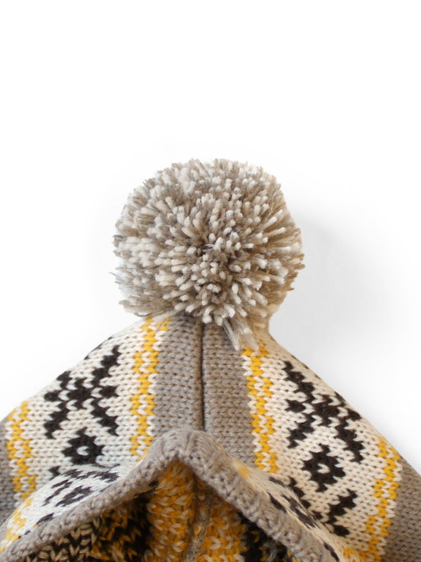 Kapital 5G Wool Yellowknife Fair Isle Balaclava Hat