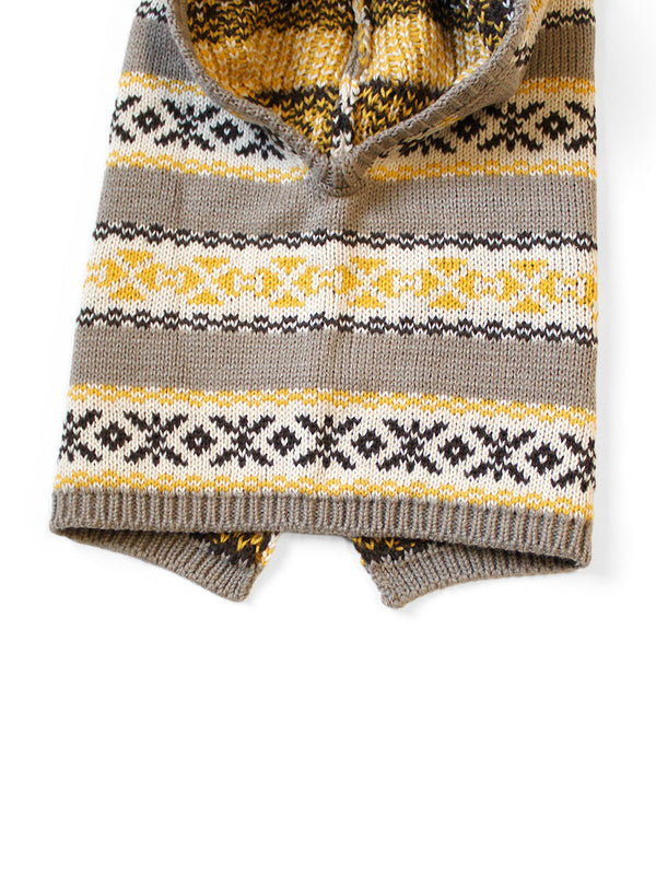 Kapital 5G Wool Yellowknife Fair Isle Balaclava Hat