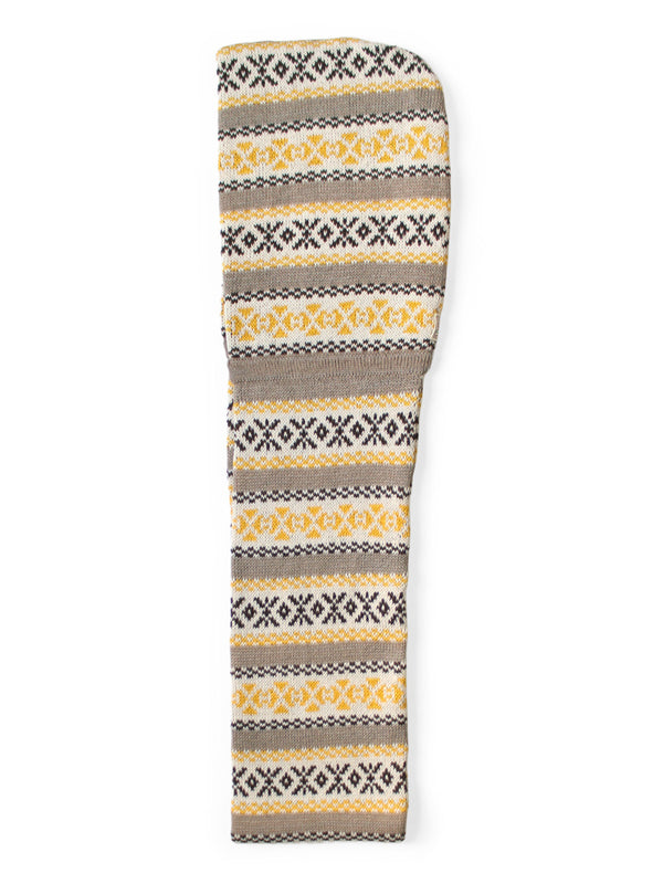 Kapital 5G Wool Yellowknife Fair Isle Balaclava Scarf