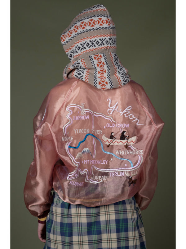 Kapital 5G Wool Yellowknife Fair Isle Balaclava Scarf