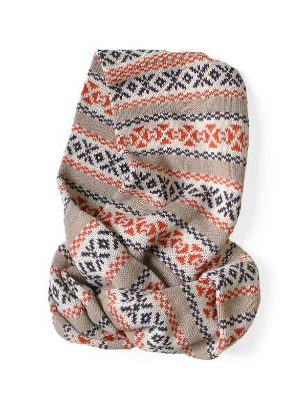 Kapital 5G Wool Yellowknife Fair Isle Balaclava Scarf