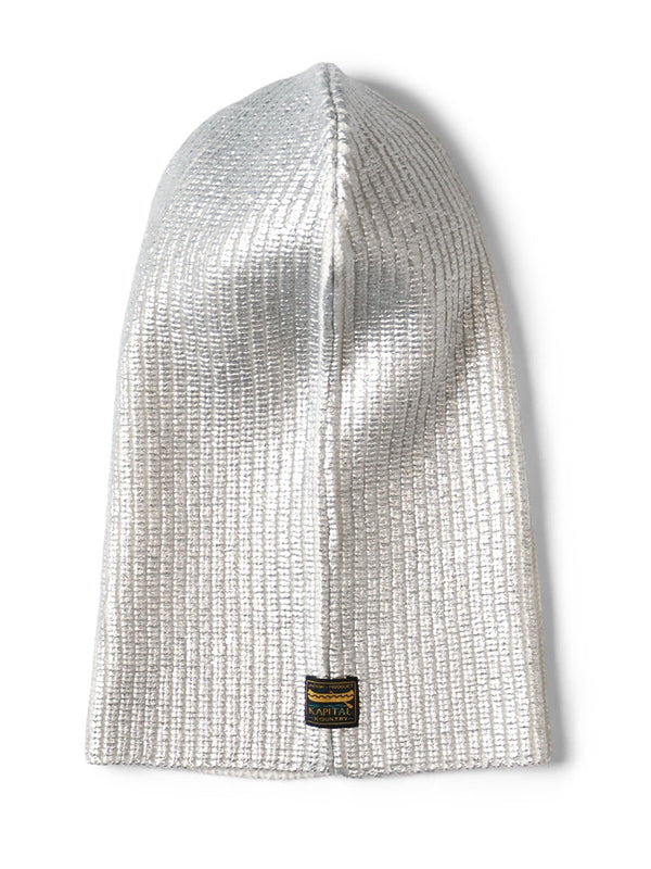 Kapital 5G Rib Knit Foil Balaclava