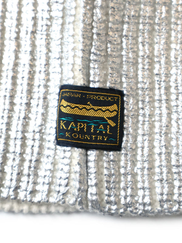 Kapital 5G Rib Knit Foil Balaclava