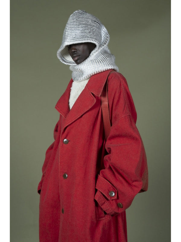 Kapital 5G Rib Knit Foil Balaclava