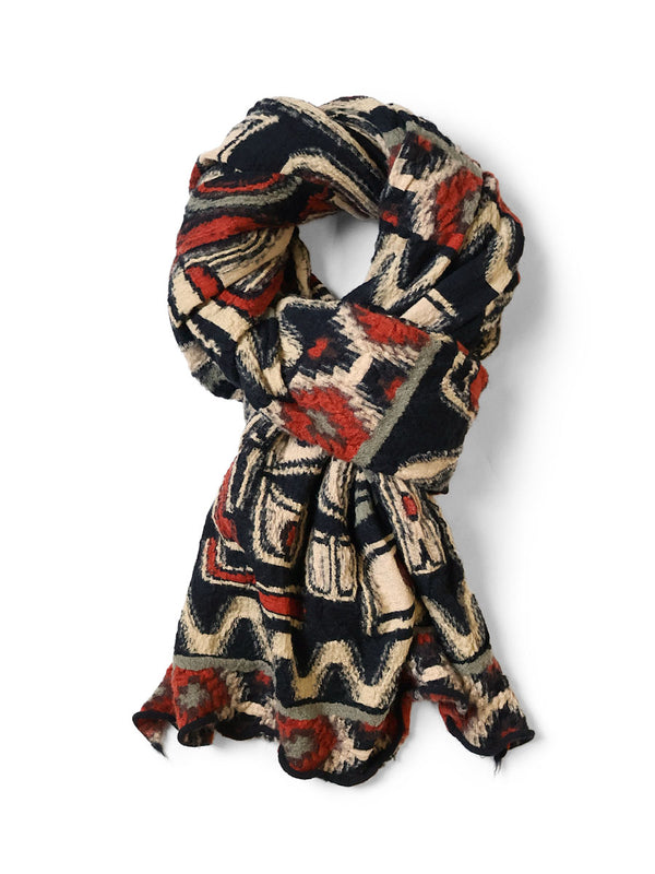 Kapital Felted Wool Alaska-Raven Scarf